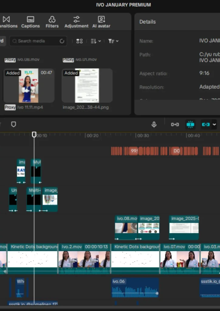 video editing timeline-YuanDoes